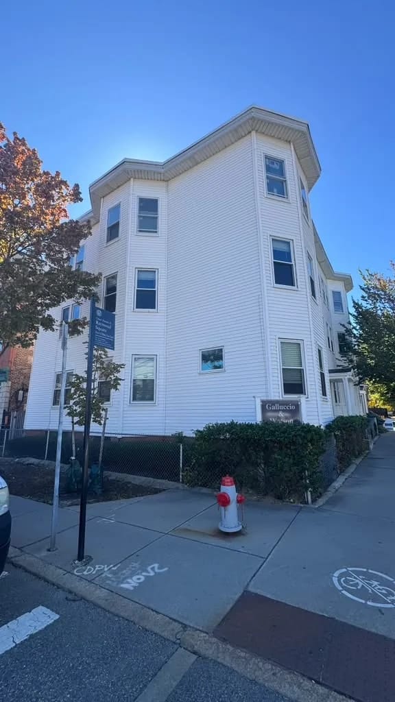 Commercial renovation: bay windows on the corner