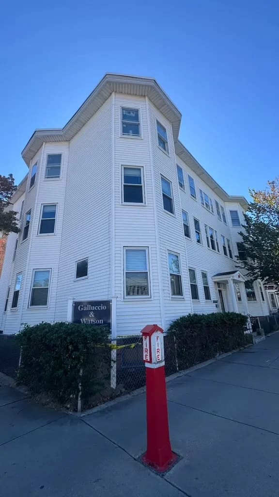 Commercial renovation: three-story multi-family building